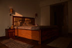 Handcrafted Brown Jute Blend Bedside Runner for Elegant Interiors