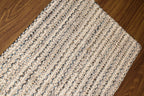 Handcrafted Multicolour Jute Cotton Blend Mat for Vibrant Home Décor