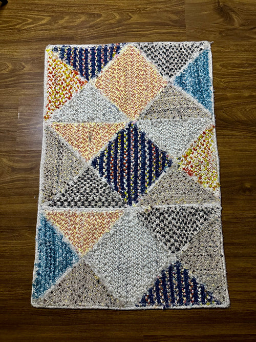 Antique Design Handwoven Jute Door Mat – Rustic & Elegant Entrance Décor