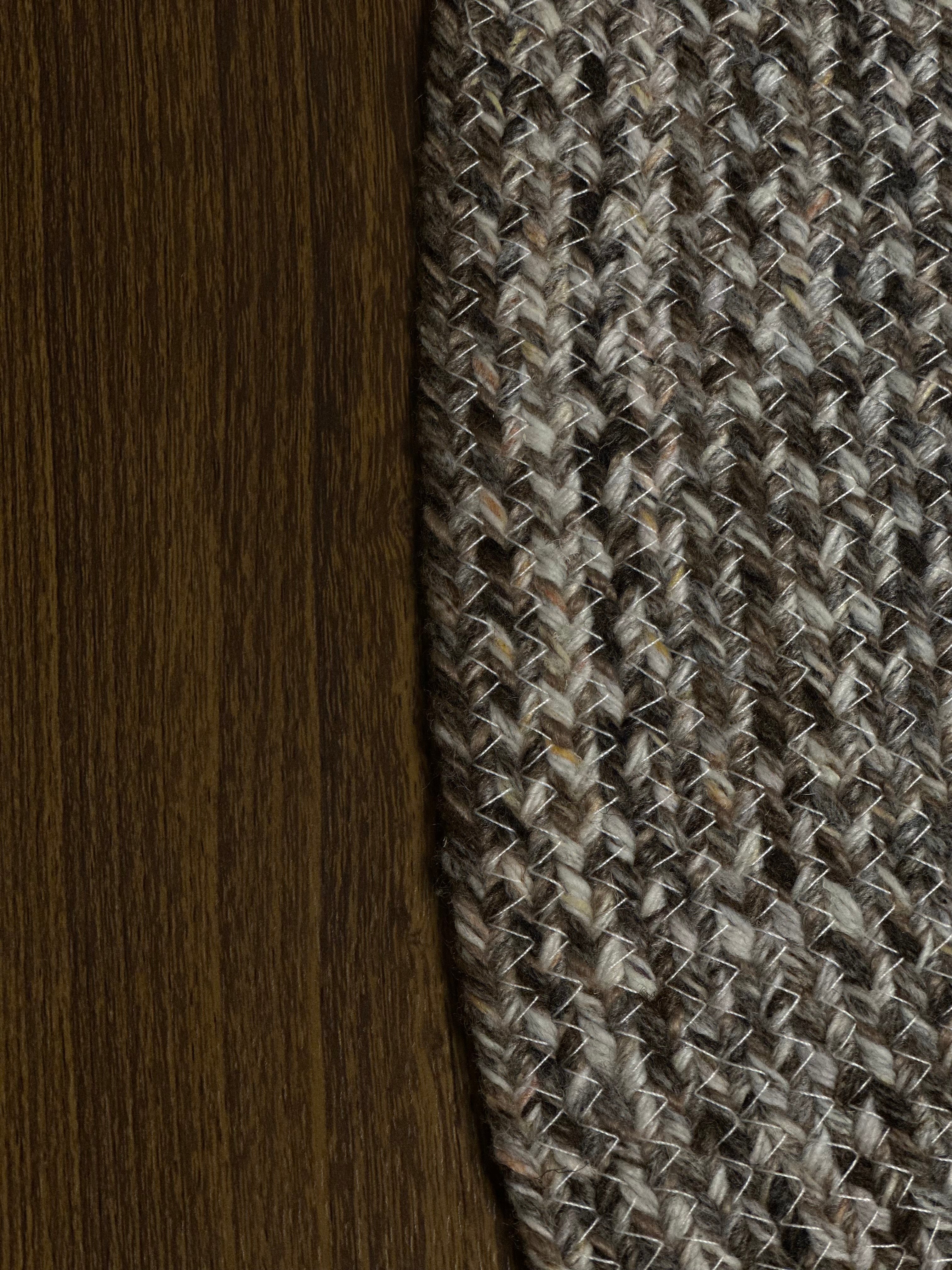 Premium Brown Jute, Cotton & Polyester Blend Door Mat – Durable Handwoven Home Décor Mat