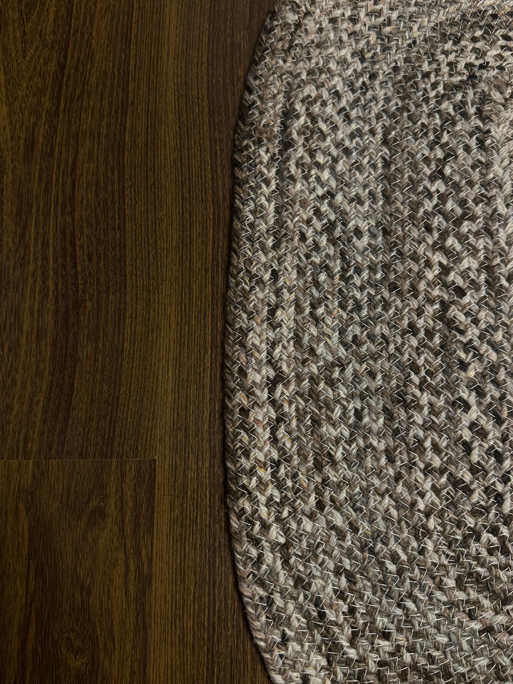 Premium Brown Jute, Cotton & Polyester Blend Door Mat – Durable Handwoven Home Décor Mat
