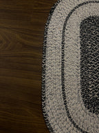 Handcrafted Jute Blend Door Mat for Elegant Home Décor