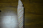 Handcrafted Multicolour Oval Jute Blend Door Mat for Elegant Home Décor